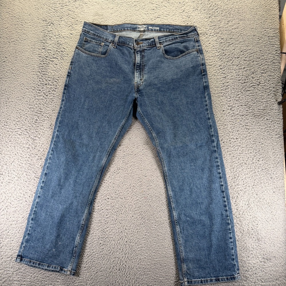 Signature by Levi Strauss Jeans Mens 38x30 Blue Denim Straight‎ Relaxed Stretch